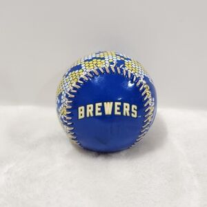 Rawlings 2014 Brewers Souvenior Blue Yellow White Honeycomb Baseball